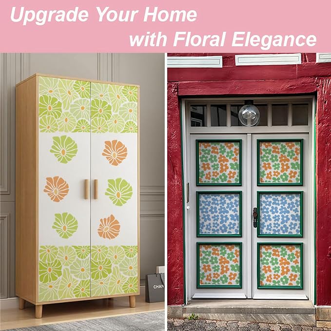 Wall Stencils for Painting Large Pattern, Exquisite Floral Designs for Wall - Image 4