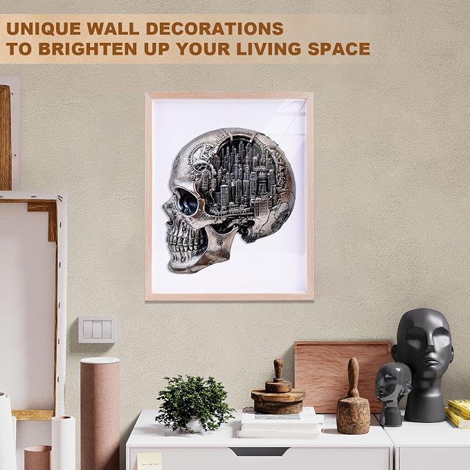 City Skull Puzzles Adults Gifts Wooden 250 Pieces 13.4 * 12.3in - Image 7