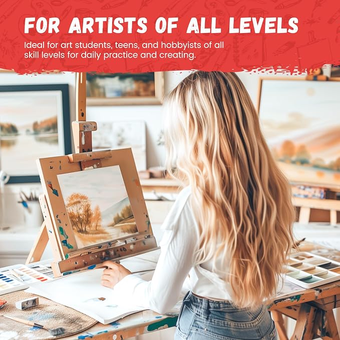 Simetufy 30Pcs 9x12Inch Canvas Boards - Image 5