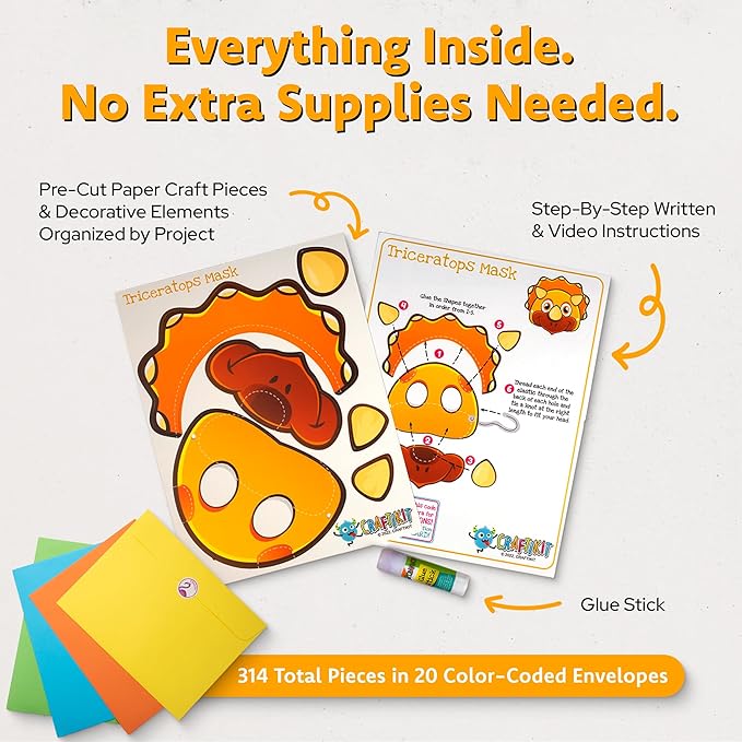Craftikit® 20 Award-Winning Dinosaur Crafts - Image 3