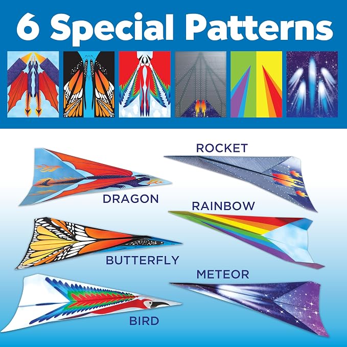 Creativity for Kids Stunt Squadron Fold & Launch Paper Airplanes: Create 80 - Image 7