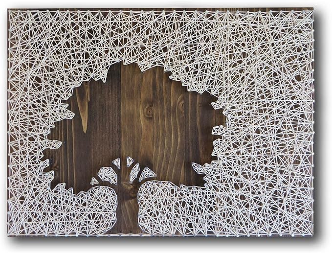 String of the Art Oak Tree String Art Kit, American Made DIY Craft Kit by StringoftheArt