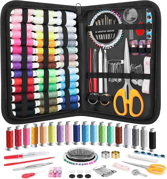 Coquimbo Sewing Kit Travel for Adults, 160 Pieces Sewing Supplies by Coquimbo