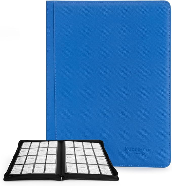 Card Binder – 1024 Capacity, Zippered Trading Card Holder by Unknown