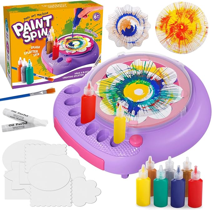 Spin Art Machine for Kids, Paint Spinner Arts & Crafts Kit for Ages 4-12 | by Unknown