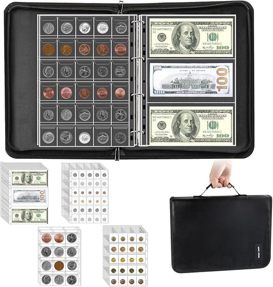 Coin Collection Book Holder Organizer by TRONIC+MASTER