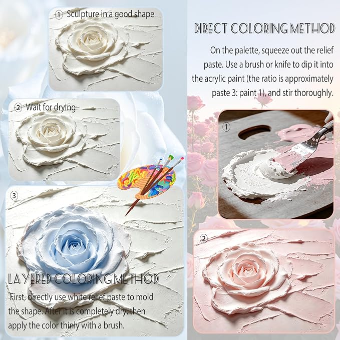 Modeling Paste 2000ml/127oz Professional High Density Acrylic Medium Structural - Image 5