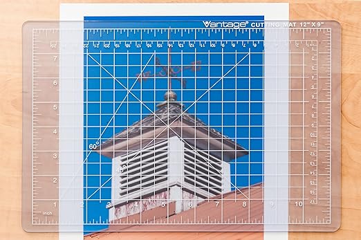 Dahle Vantage 10680 See-Through Premium Self-Healing Cutting Mat, 1/2" Grid - Image 2