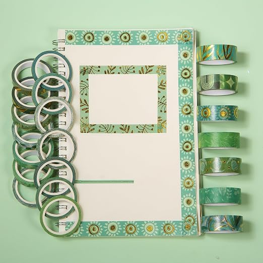Mr. Pen- Washi Tape Set, 21 Rolls, 5.5 Yards/Roll | Washi Tape - Image 7