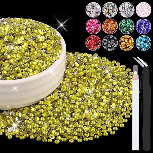12000PCS 2mm Resin Rhinestones Bulk by BELLEBOOST