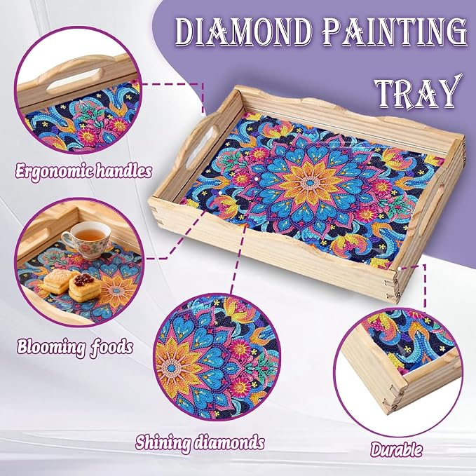EWJRNSF 5D Diamond Painting Mandala Diamond Art Kits - Image 5