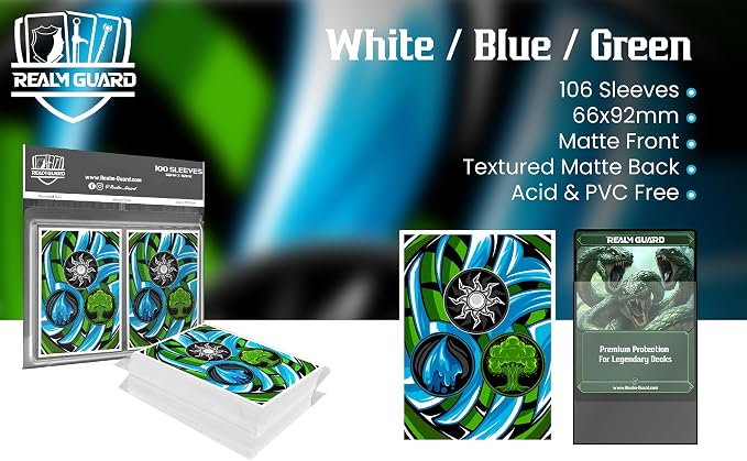 100ct Textured Matte TCG/MTG Card Art Sleeves - Image 3