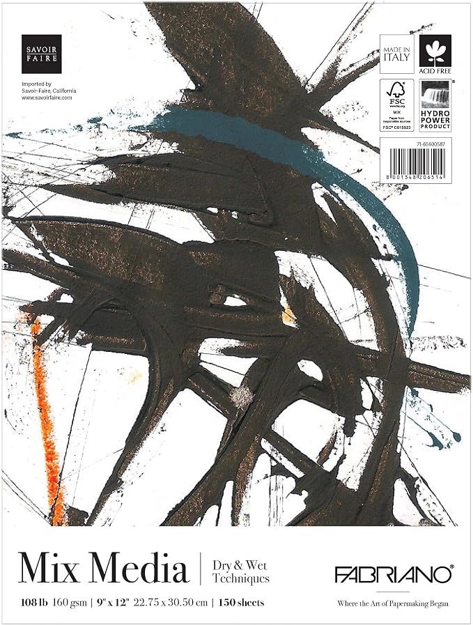 Fabriano Studio Mixed Media Fat Pad by Fabriano