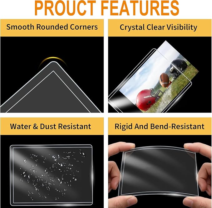 320 PCS Card Sleeves, Premium Plastic Top Loaders - Image 4