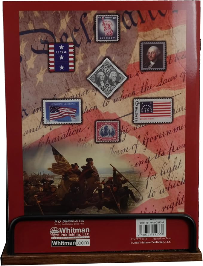 H.E. Harris & Co. USA Patriot Beginner Postage Stamp Album - Image 6