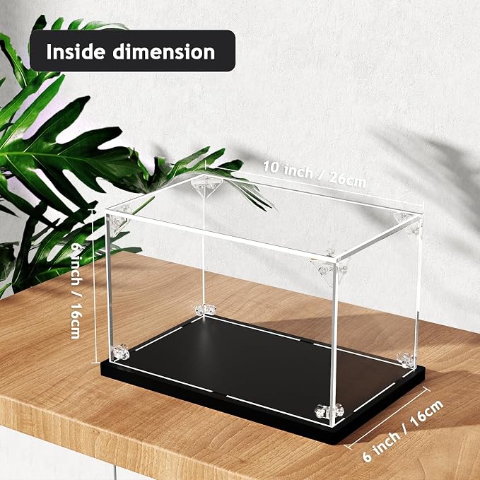 Clear Acrylic Display Case, Self-Assemble Showcase - Image 2