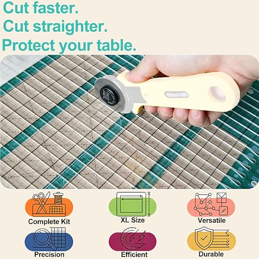 Slotted Quilting Ruler 17.75" x 22" - Image 3