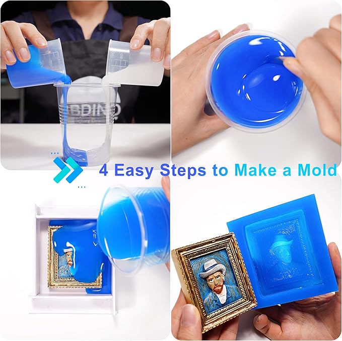 BBDINO Silicone Mold Making Kit, Liquid Silicone - Image 2