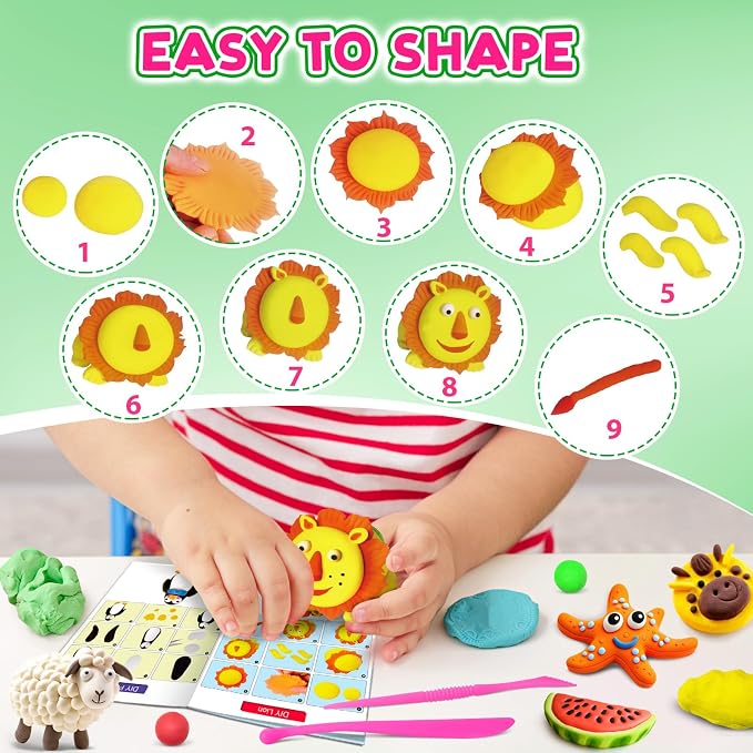 Air Dry Clay 138 Colors, Modeling Magic Clay Set - Image 4