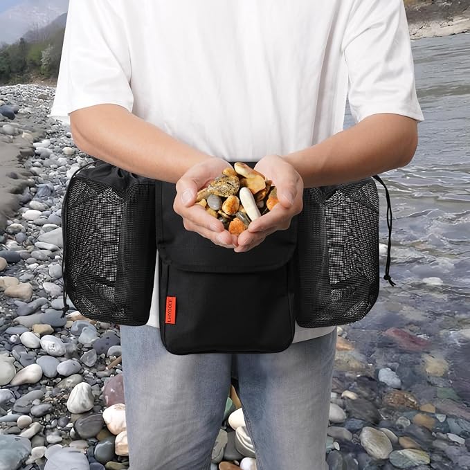 Rock Collecting Bag, Foraging Waist Pack - Image 6