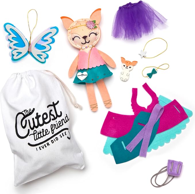 Craft-tastic – Make a Fox Friend Craft Kit – Learn to Make 1 Easy-to-Sew Stuffie - Image 9
