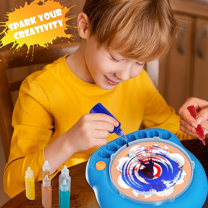 Spin Art Machine for Kids, Paint Spinner Arts & Crafts Kit for Ages 4-12 | - Image 2