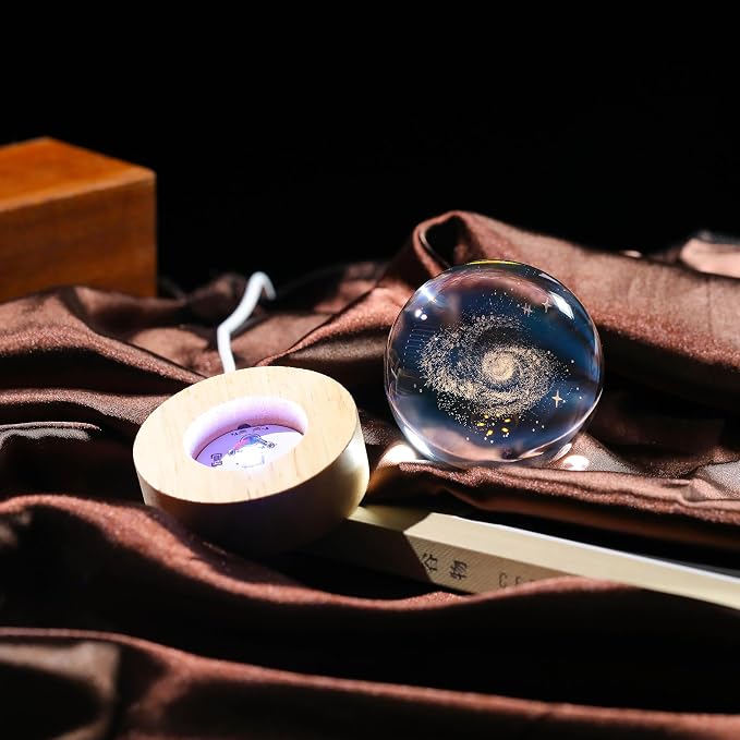 3D Galaxy Crystal Ball Night Light - Image 4