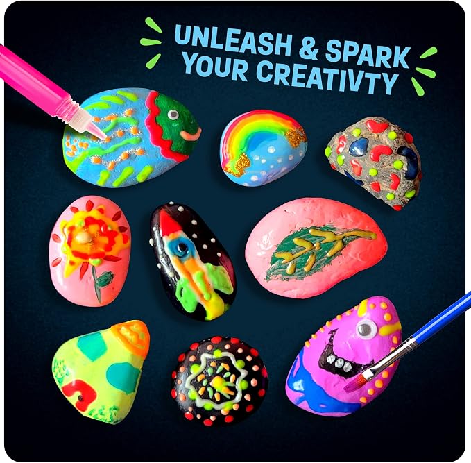 Dan&Darci Kids Rock Painting Kit - Image 2