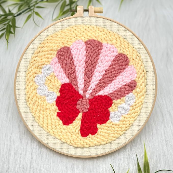 ERKOON Punch Needle Kit Adults Beginners, DIY Easy Sea Animals Embroidery Set - Image 4