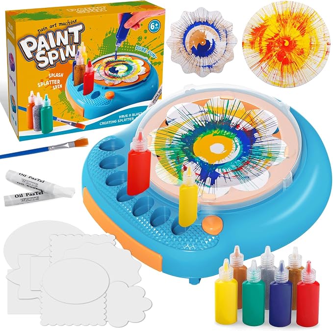 Spin Art Machine for Kids, Paint Spinner Arts & Crafts Kit for Ages 4-12 | by Unknown