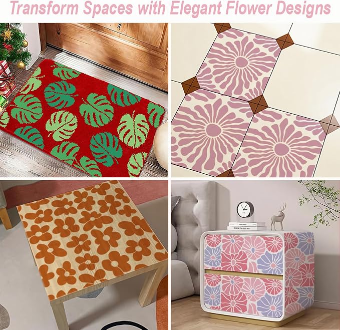 Wall Stencils for Painting Large Pattern, Exquisite Floral Designs for Wall - Image 2