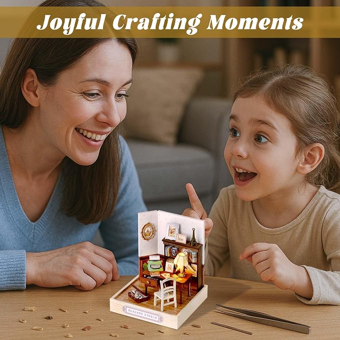 Flever Dollhouse Miniature DIY House Kit Creative Room - Image 4