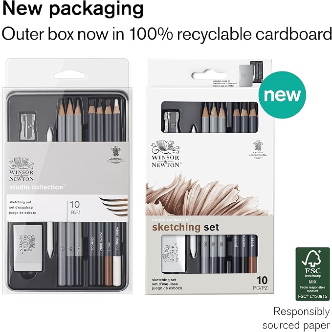 Winsor & Newton Studio Collection Artist Pencils, Sketching Pencils - Image 2