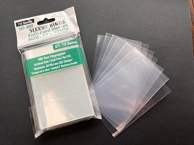 Sleeve Kings Euro Card Sleeves 59 X 92 mm - Image 3