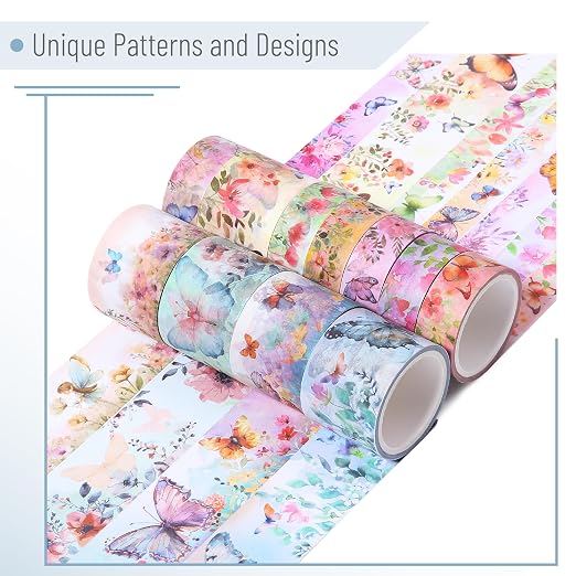 Mr. Pen- Washi Tape Set, 20 Rolls, 4.37 Yards/Roll | Washi Tape - Image 3