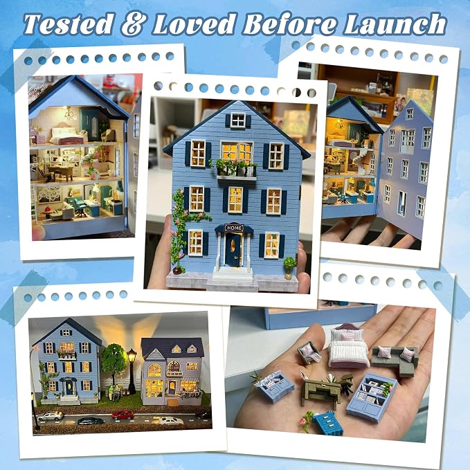 Flever Dollhouse Miniature DIY House Kit Creative Room - Image 7
