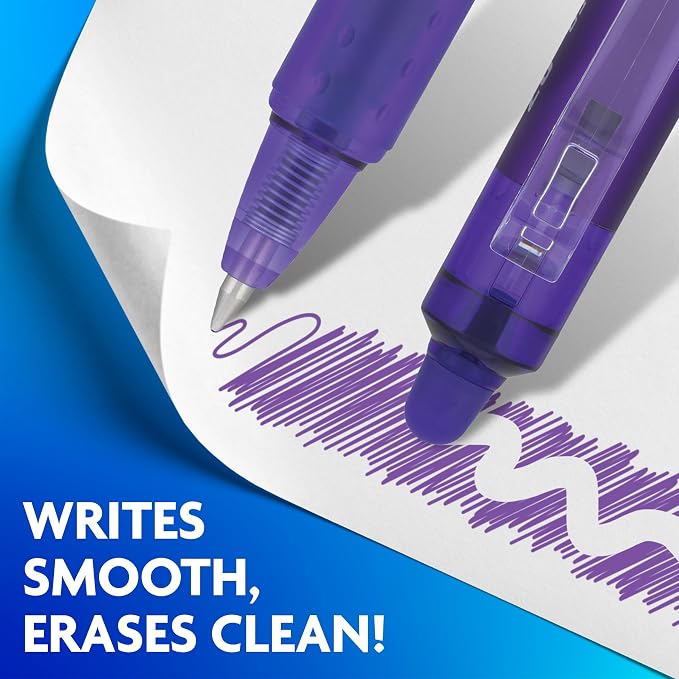 PILOT FriXion Clicker Erasable, Refillable & Retractable Gel Ink Pens, Fine - Image 2