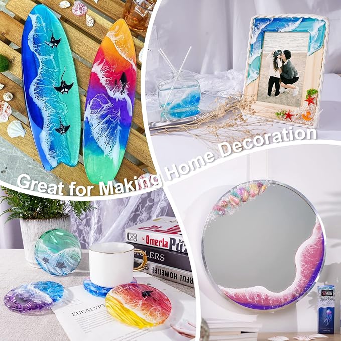 LET'S RESIN Ocean White Epoxy Resin Pigment 167g/5.89oz - Image 5