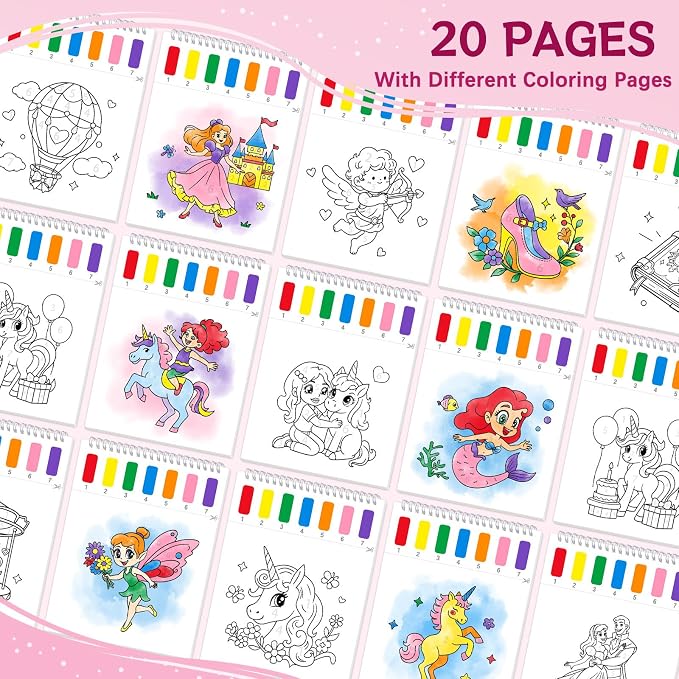SOCOLER Paint with Water Coloring Books - Image 2