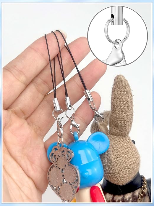 Evnlo Phone Charms Strap with Lobster Clasp, Lanyard Strap Cell Phone Charm - Image 6