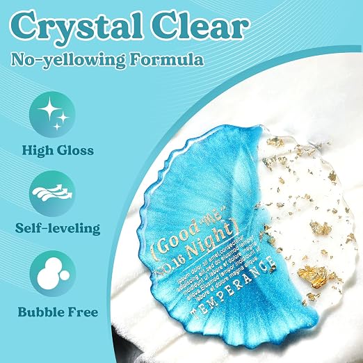 LET'S RESIN Fast Cure Epoxy Resin, Demold in 4 Hours, 72OZ Upgrade Quick Drying - Image 3