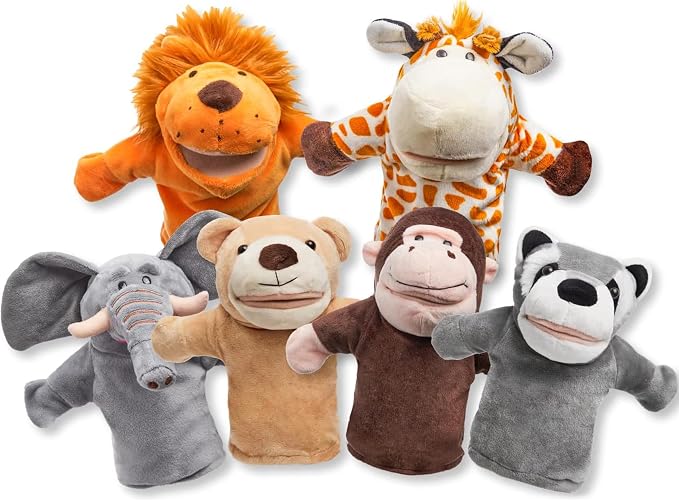 JOYIN 6Pcs Kids Hand Puppet Set - Image 8