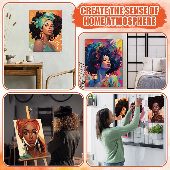 Sherr 96 Pcs 12 Sets Pre Drawn Canvas Kit - Image 5