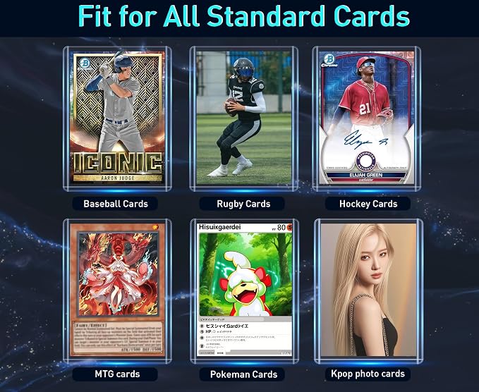 1000 Card Sleeves Top Loaders for Cards, 35pt 3"x4" Clear | Fit 2.5" x 3.5" - Image 7