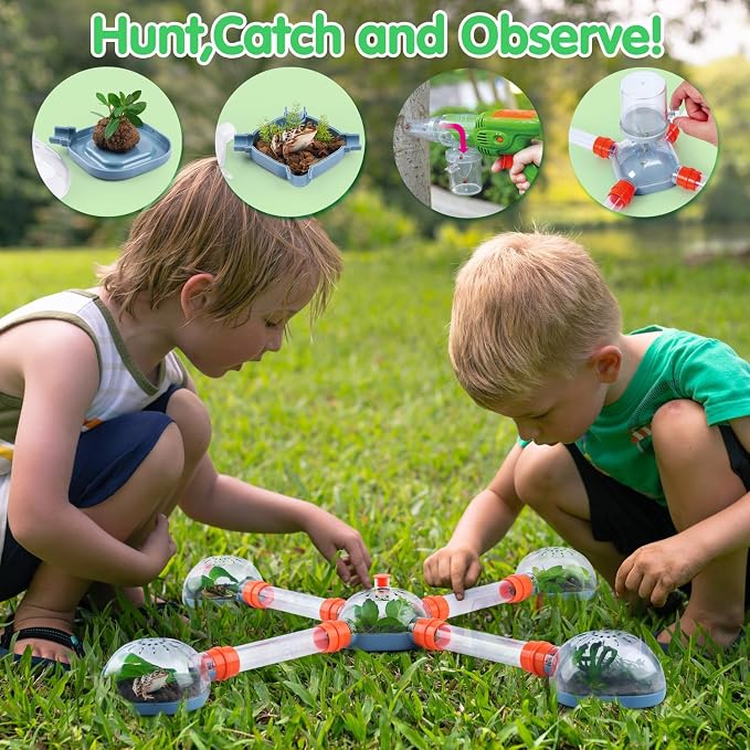 PLAY Bug Catcher Kit for Kids, Bugs Toys for Kids 3-5, Bug Vacuum Catching Kit - Image 3