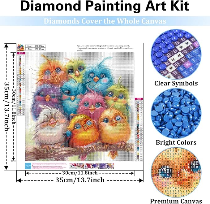 RYMILIE Birds Diamond Art Painting Kits - Image 5