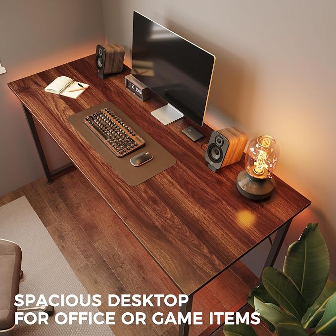 Huuger Computer Desk, 48 Inch Office Desk, Gaming Desk - Image 7