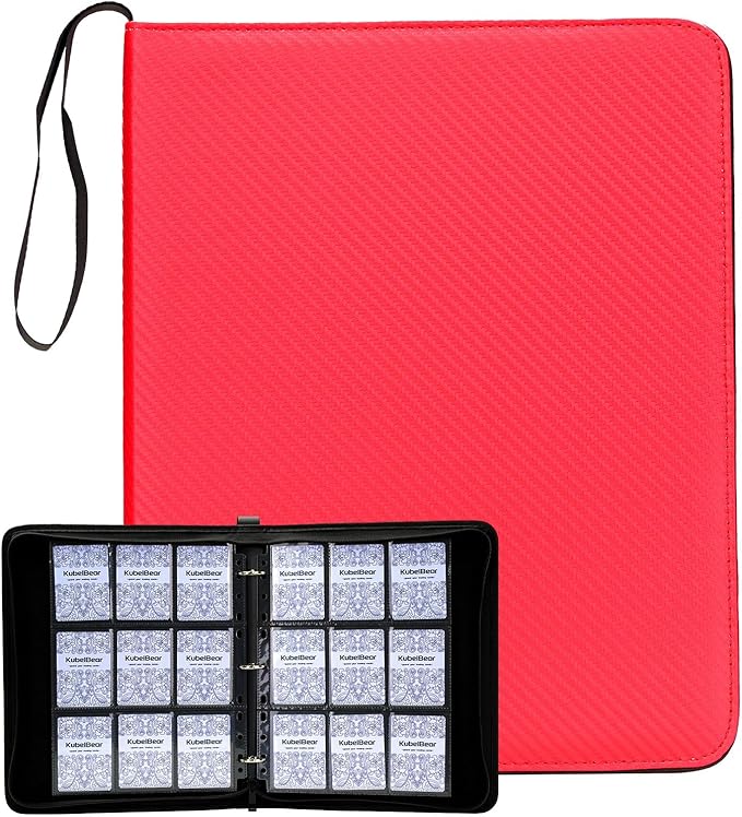 Card Binder – 720 Capacity, Zippered Trading Card Holder by Unknown