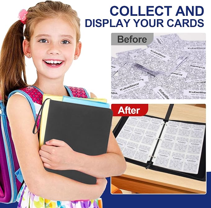 Card Binder – 720 Capacity, Zippered Trading Card Holder - Image 6