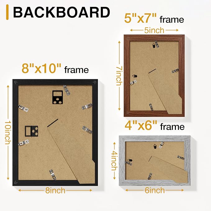 Vittanly 15 Pack Picture Frames Collage Wall Decor, Gallery Frame Set - Image 8